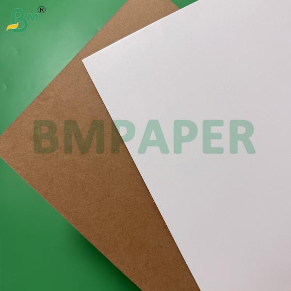 460gsm White Coated Board With Brown Kraft Back 35" x 47" Large Sheets 460gsm White Coated Board With Brown Kraft Back 35" x 47" Large Sheets