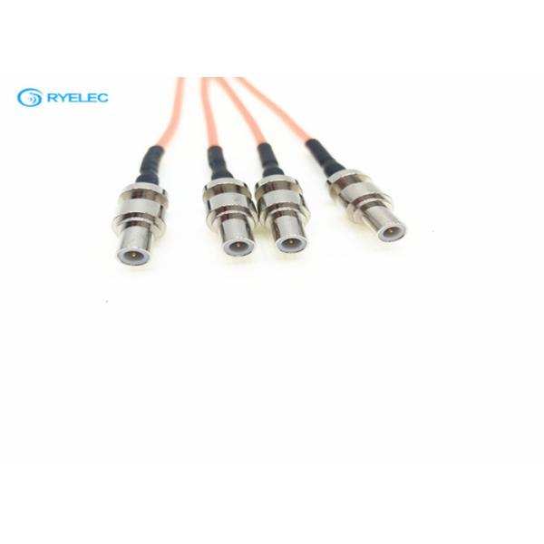 Waterproof Coaxial Low Loss Coaxial Cable , RF Cable Harness Assembly