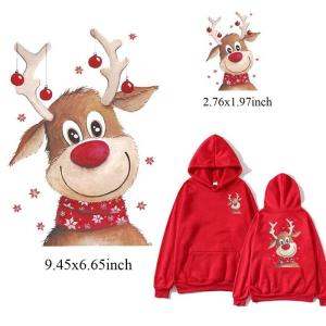 Embroidered Christmas Applique Patches Xmas Holiday Decorative