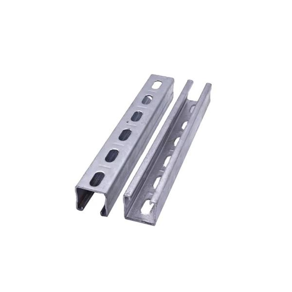 Buy C Shaped Steel With ±1% Tolerance Galvanized Steel Strut Channel For Heavy Duty Applications at wholesale prices