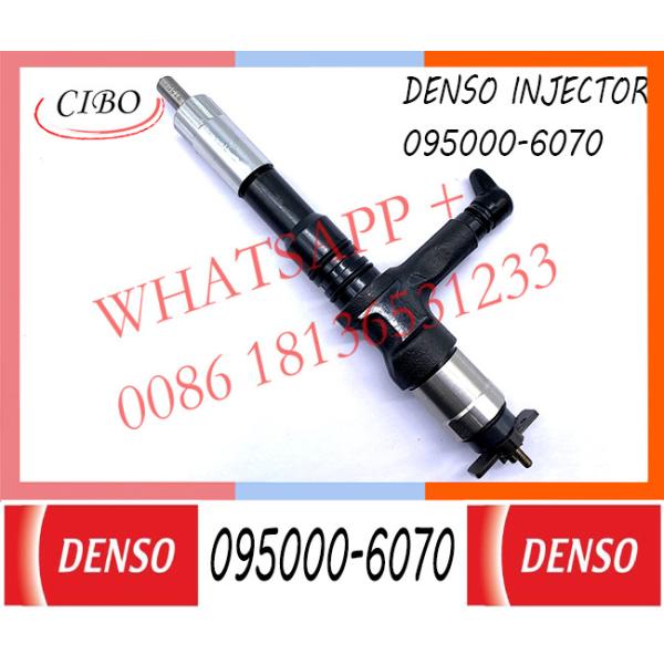 Diesel Engine Common Rail Fuel Injector 095000-6070 6251-11-3100 for KOMATSU PC350-7 PC400-7 PC400-8 PC450-7 PC550 WA320