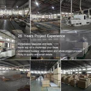 18mm E1 MDF Large Island Matte Black Kitchen Cabinets With Handleless Fronts