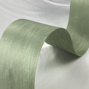Multiscene Green Dyed Wood Veneer Lightweight Sturdy High Adhesive