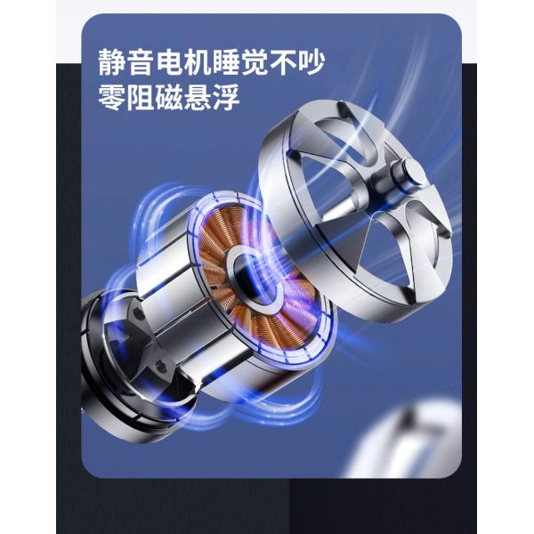 Private Mold NO 6-Inch Portable Electric Fan with USB Rotation and Rechargeable Battery