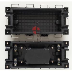 2 In 2 Out Fiber Optic Splice Closure 96 Cores Fusion Buckle Type ABS Material