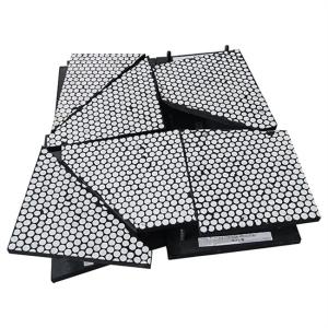 Customized Wear Rubber Ceramic Liners Chute Ceramic Wear Tiles