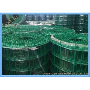Quality Green PVC 2mm Welded Wire Mesh Roll After Electric Galvanized with 3/4&quot; Hole Size for sale