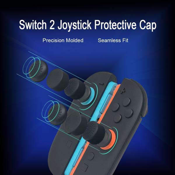 3D Anti-Slip 6 in 1 High low Combos Silicone Thumbstick Grip Joystick Caps for Nintendo Switch 2