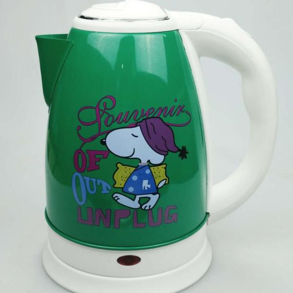 Buy Green Metal Electric Tea Kettle Seamless Welding High Thermal Efficiency at wholesale prices