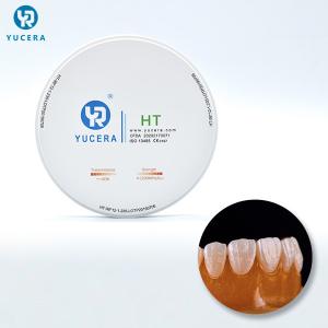 1200MPA Cad Cam Blocks 98mm White Dental Zirconia Block