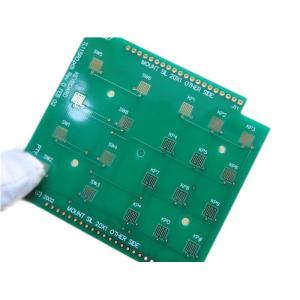 Quality Keypad PCB Hard Gold Circuit Board Built On Tg170 FR-4 With Green Solder Mask for sale