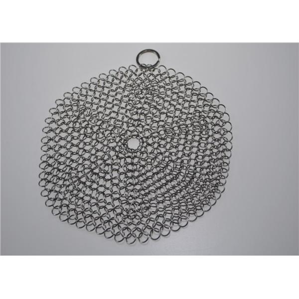 Buy Multi Specifications Stainless Steel Chainmail Scrubber For Pot Cleaning at wholesale prices
