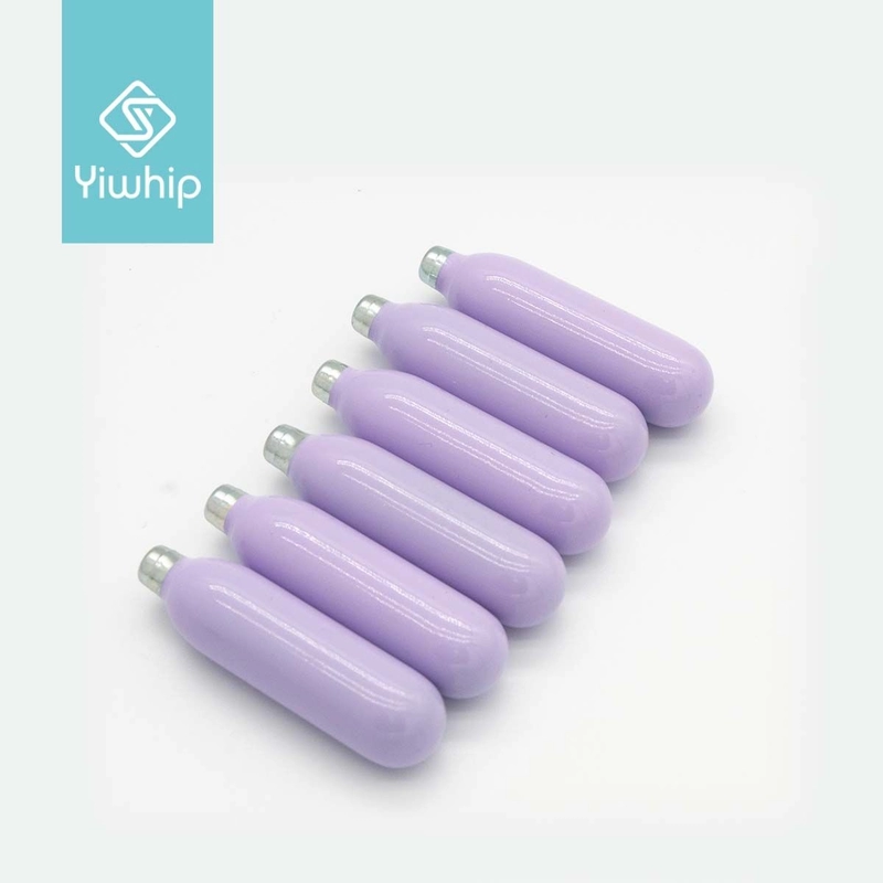 Flavored Purple 8g Whipped Cream Charger Customized Cream Chargers