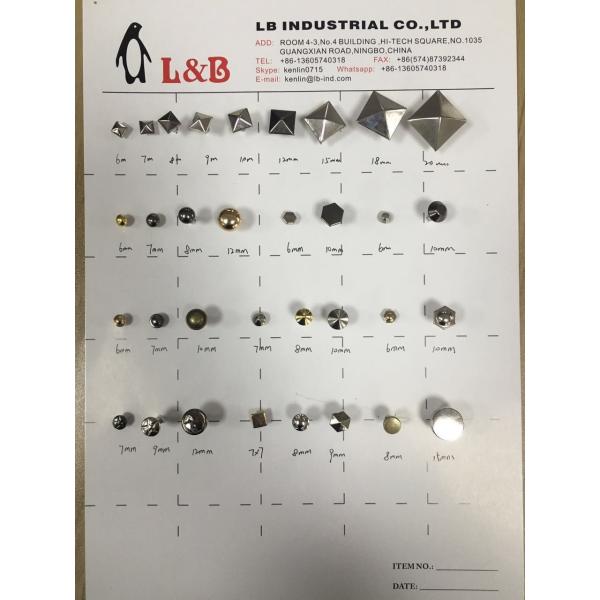wholesale double cap single cap cheap metal jeans rivet for shoes bag clothing