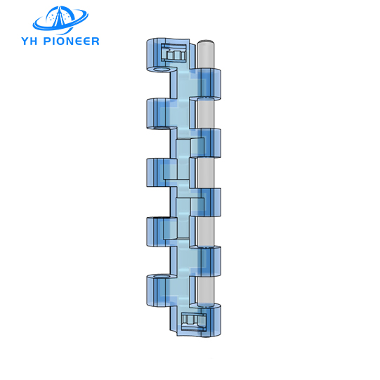 Rubber Surface Conveyor Modular Belt For Low Noise And Safe Product Conveying