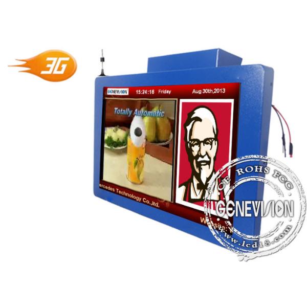6V-36V DC 3G Digital Signage , 16.7M LCD Screen for Advertising display