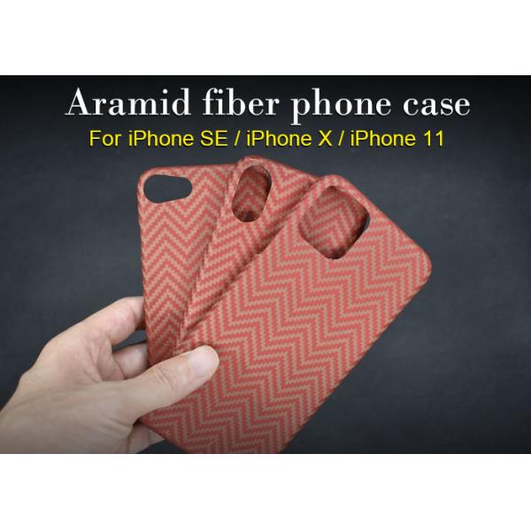 Buy Smooth Touch Orange iPhone SE Aramid Fiber Phone Case at wholesale prices