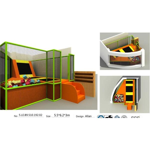 34M2 Chnia Indoor Trampoline Park with Good Quality and Lowest Price TUV Kids Sky Zone