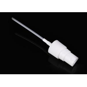 White 24/410 Ribbed Plastic Mist Sprayer Hand Pump
