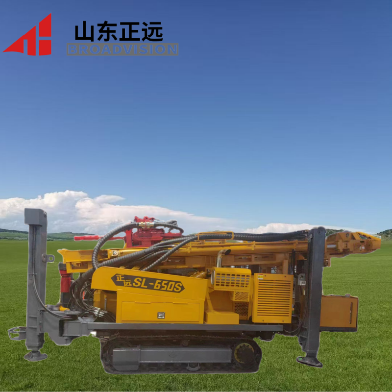 400-meter sturdy, durable and stable crawler-type pneumatic water well drilling