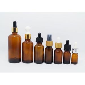 Essential Oil 10ml Empty Cosmetic Packaging Facial Oil Amber Glass