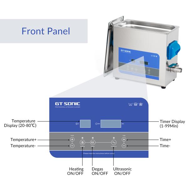 Benchtop 6L Parts Ultrasonic Cleaner Electronics Ultrasonic Washer