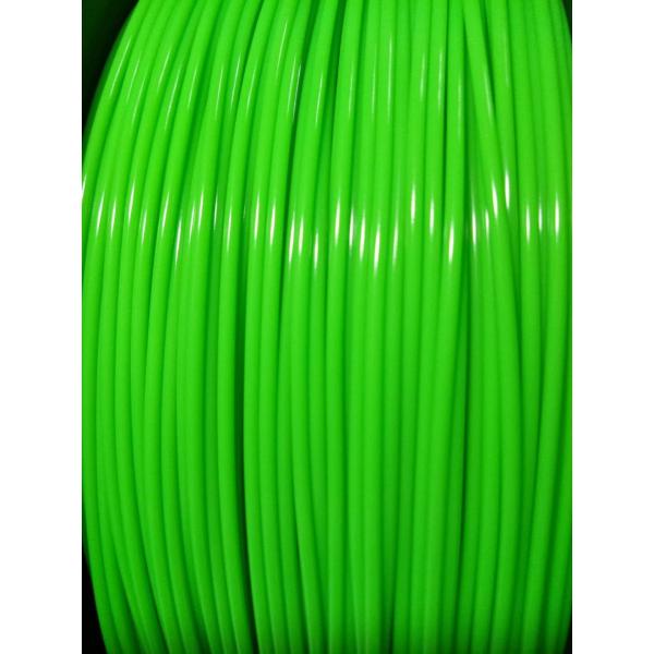 Good Toughness PLA 3D Printer Filament 1.75mm 2.85mm Green Color No Block Nozzle