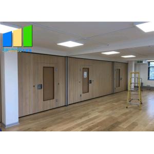 Customzied Wooden Panel Partition Church Wood Dance Room Partition School