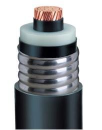 High Voltage Longtitudinal Water Blocking Cable with Aluminium Corrugated Sheath