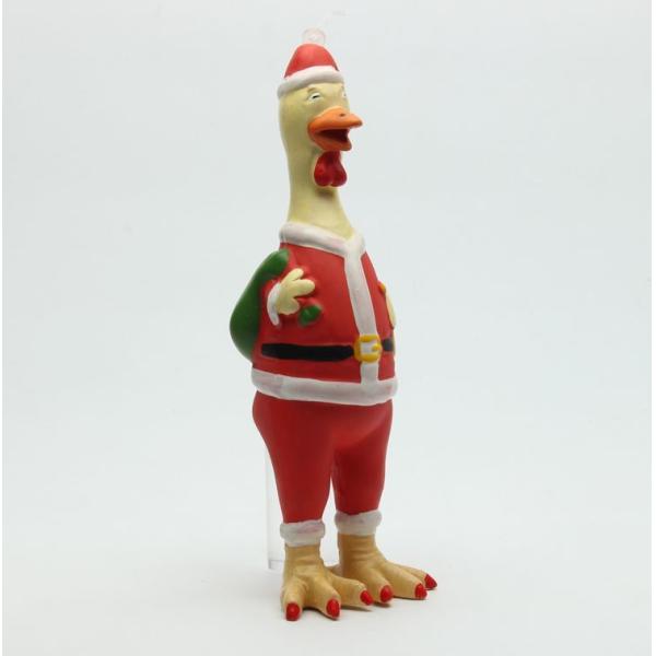 Buy Professional Chew Latex Rubber Chicken Dog Toy Environmental Friendly at wholesale prices