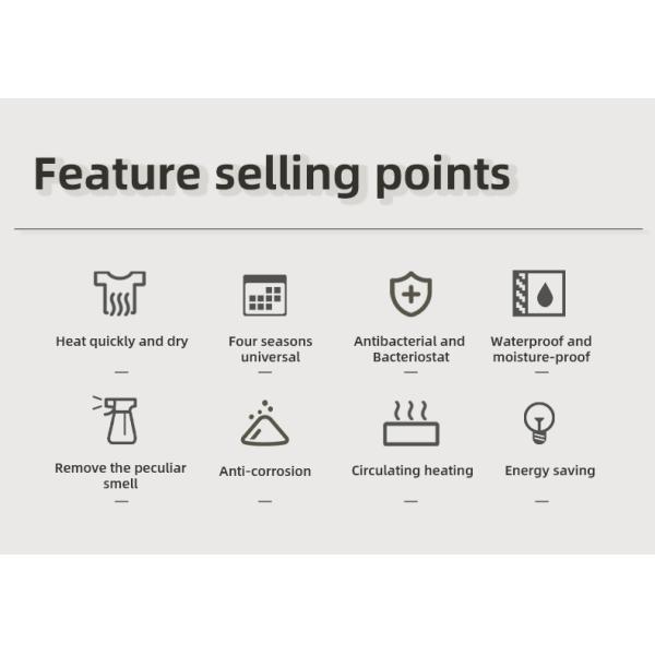 Three-layer Modern Design Steel Bathroom Heated Towel Warmer Rail Electric 1000 400