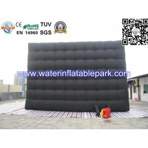 Custom Inflatable Advertising Tent , Black Inflatable Photo Booth Tent