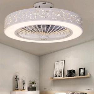 Modern LED Ceiling Fan Lights Wi-Fi Remote Control APP folding ceiling fan Lamp