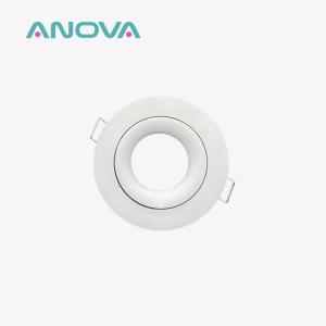 Commercial Lighting Recessed Spotlight Frame With 20° Tilt And Rotating Housing