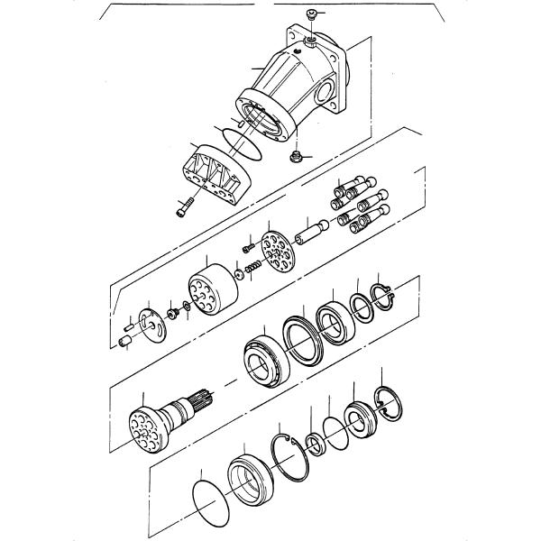 65489140 For Komatsu Excavator PC3000-6 4000-6 7000-6 8000-6 Hydraulic TRAVEL MOTOR Drive Motor