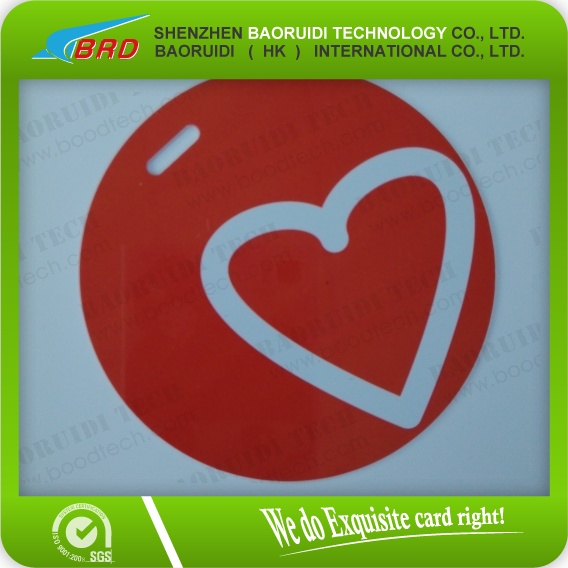 Buy Natural PVC Heart Gift Tags Luggage Tags at wholesale prices