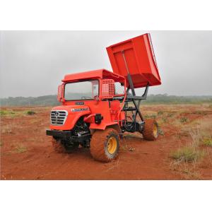 Quality Tractor Type All Terrain Mini Site Dumper Electric Starter 1000kg Loading Weight for sale