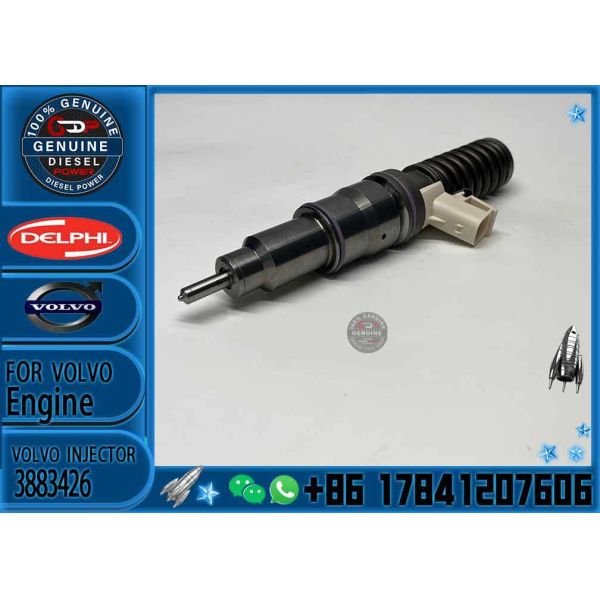 Fuel Injector 3883426 for Volvo Penta D16 MD16 TWD1643GE TWD1644GE TWD1645GE TWD1652GE TWD1653GE TWD163GE TWD1683GE Engine