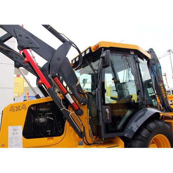 74KW Power Tractor Backhoe Loader 620CH For Construction Project 1.0m3 Loading Capacity