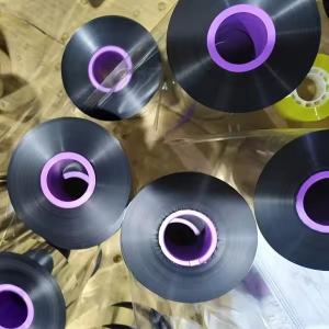 Custom black 55mmx 600m High Speed TTO thermal transfer ribbon for Markem