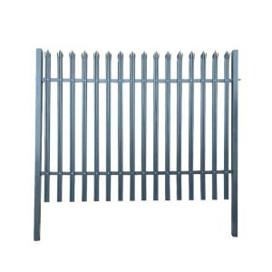 ISO9001 Powder Coated Galvanized Metal Palisade Fencing 50x50mm