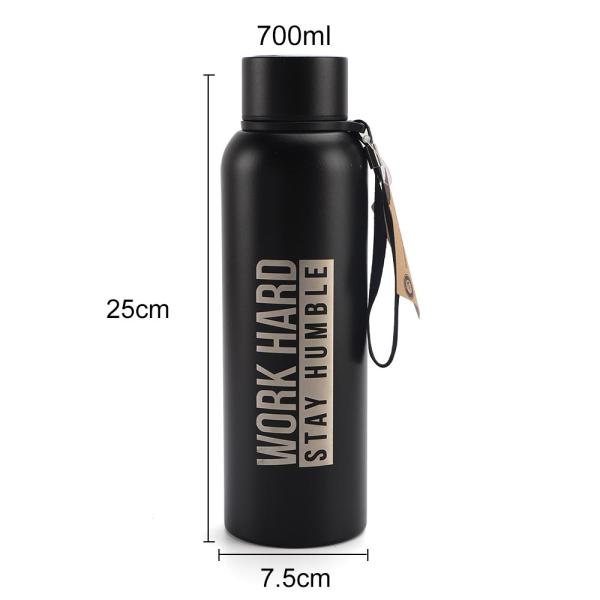 2020 New Products 700ML Custom Double Wall Stainless Steel Vacuum Insulated Water Bottle,Thermos Vacuum Flask For Water