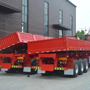 3-Axles Side Tipping Coal Mine Transportation Semi Trailer