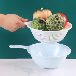 Wear Resistant Vegetables Washing Basket Convenient Drainage