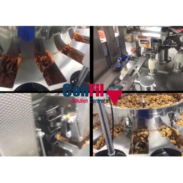 CE Rotary Vacuum Packaging Machine For Pickles Marinated Vegetables Fruits