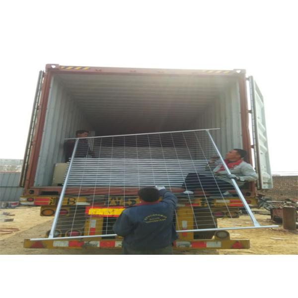 2.1m LX2.4m W Galvanized Temporary Fence For Secure Construction Sites
