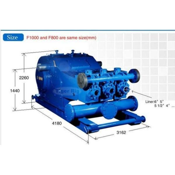 Triplex mud pump for sale Oil Well Drilling F-800 Triplex Mud Pump Corrosion Resistant Stainless Steel Material