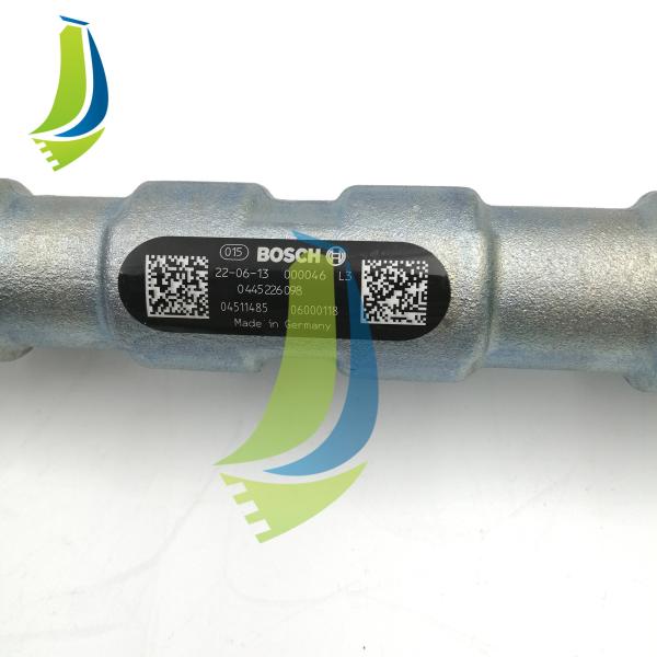 0445226098 Common Rail Oil Pipe For Excavator Parts