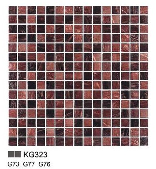 KG series glass mosaic for living room KG323