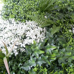 Waterproof 42cm Faux Vertical Garden Wall Landscaping